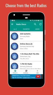 Disco Music Radio android App screenshot 9