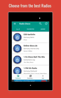 Disco Music Radio android App screenshot 4